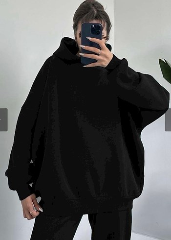 Diğer Siyah Salaş Kadın Sweatshirt