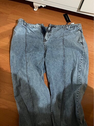 50 Beden mavi Renk Kot jean sıfır mavi