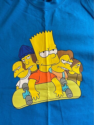 H&M Simpsons baskılı tişört