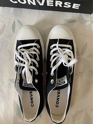 39 Beden siyah Renk Converse kalpli