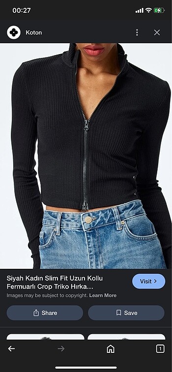 l Beden lacivert Renk Bershka crop