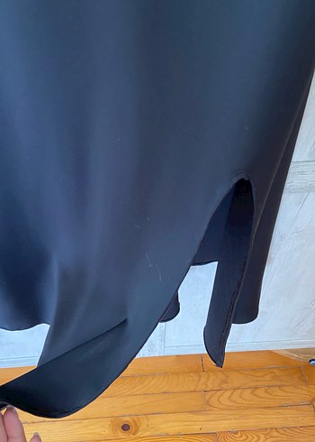Zara Siyah askılı elbise
