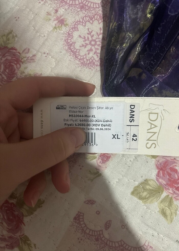 Mor abiye - Görsel 4