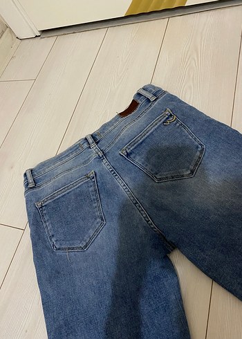 29 Beden mavi Renk Gri Mavi Kadın Denim Pantolon