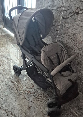 Gri Bebek Arabası - Görsel 2