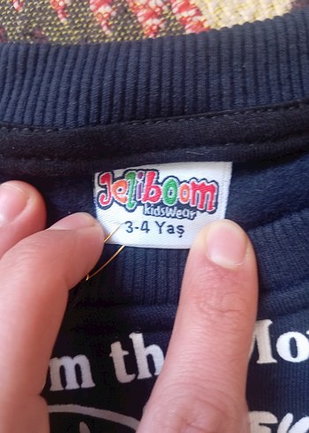 Baskılı Mavi Kız Çocuk Eşofman Takımı - Görsel 3