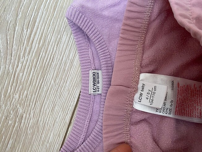 LC Waikiki 4-5 Yaş LCW Unicorn Kazak + Pudra Tayt Takım