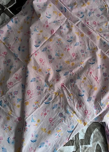 Çocuklar için Pastel Renkli Desenli Uyku Seti - Görsel 4