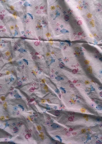 Çocuklar için Pastel Renkli Desenli Uyku Seti - Görsel 6