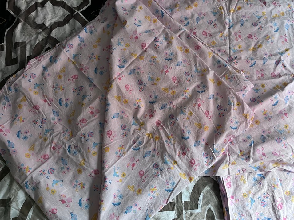 Çocuklar için Pastel Renkli Desenli Uyku Seti - Görsel 4