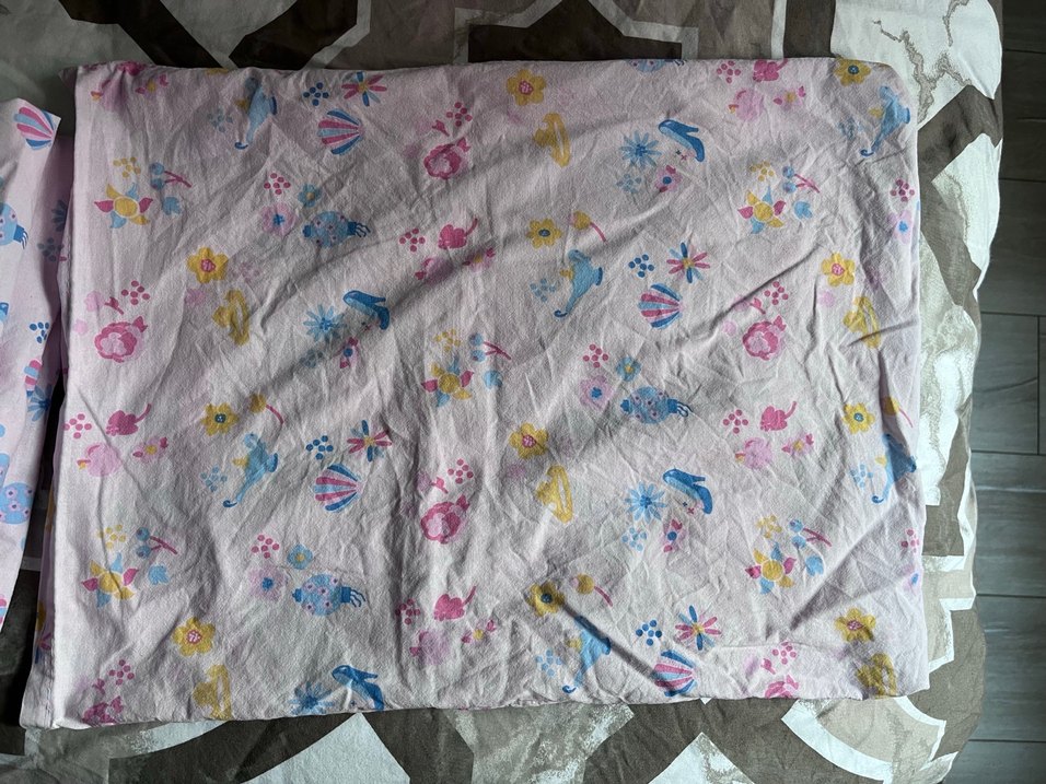 Çocuklar için Pastel Renkli Desenli Uyku Seti - Görsel 2