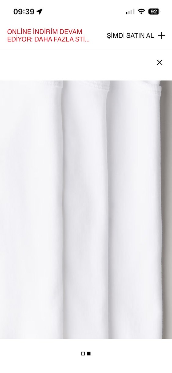 Beyaz Çocuk Atlet 3'lü Paket - Görsel 2