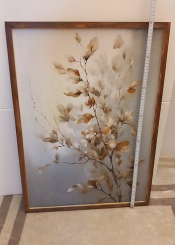 Diğer Bej Pastel Tonlarda üç parça Çerçeveli Tablo