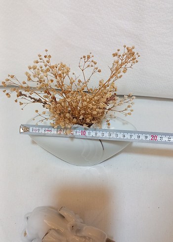 Beyaz  porselen ikili Fil  bir vazo  takım - Görsel 3