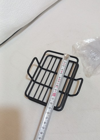 Siyah Metal katı sabunluk Tutucu birlikte - Görsel 4