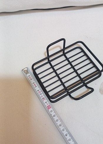 Siyah Metal katı sabunluk Tutucu birlikte - Görsel 3