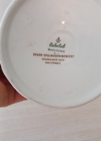 Pastel Beyaz Çiçekli Porselen sürahi Yağdanlık - Görsel 5