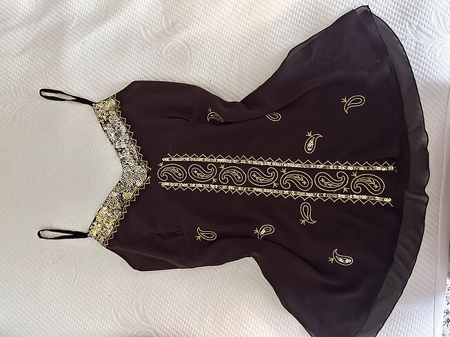 Fairycore helenistik vintage tül bluz
