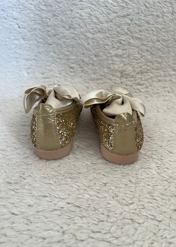 Kız Çocuk Altın fiyonk detaylı babet - Görsel 4