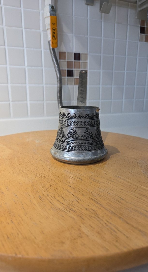 Antika bakır cezve - Görsel 5