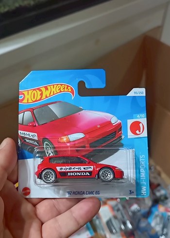 Hot Wheels Kırmızı Honda Civic Oyuncak Araba