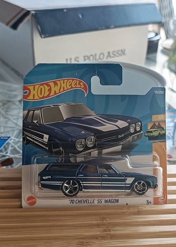 Parlak Mavi '70 Chevelle SS Wagon Oyuncak Araba