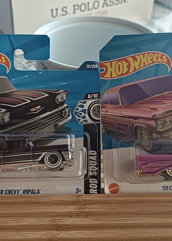 Mor Hot Wheels '59 Chevy Impala Oyuncak Araba