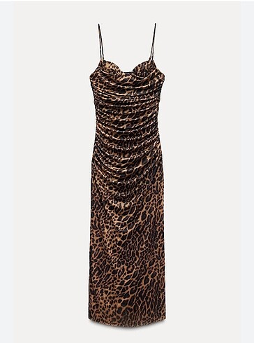 ZARA TÜL MIDI ELBİSE