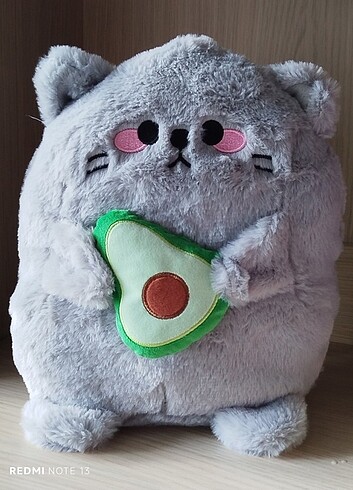 30 CM Yumuşak Avokadolu Kedi Peluş Oyuncak - Sevimli Oyuncak