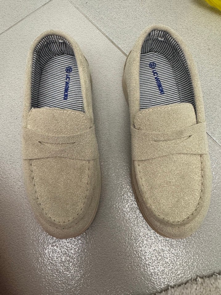 Kadın Gri Süet Sneakers Velcro Bantlı - Görsel 2