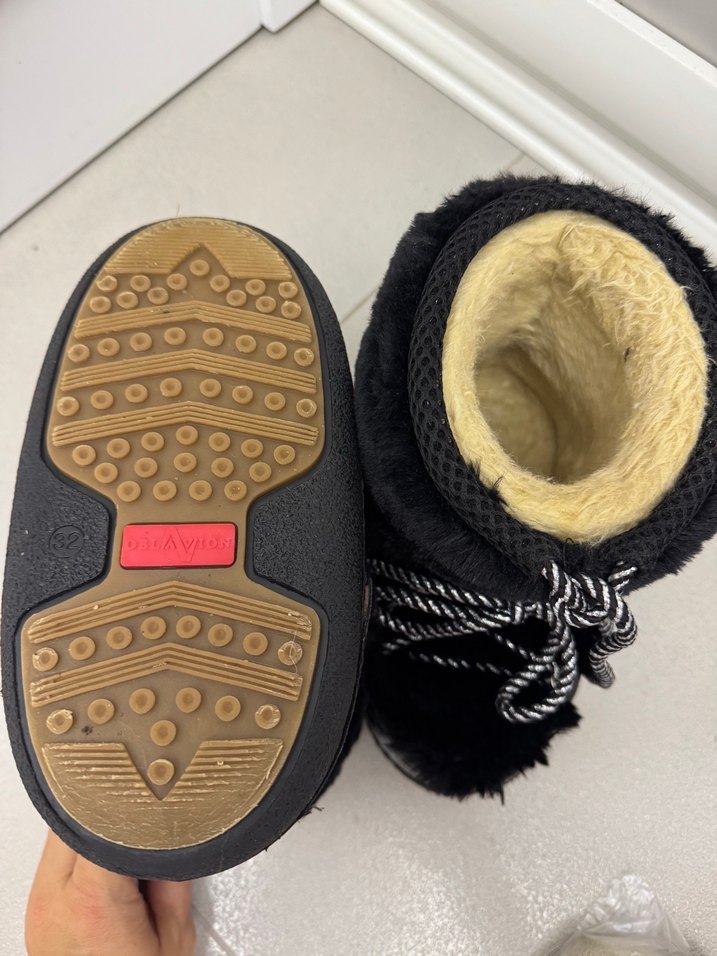 Siyah Kürklü Zebra Desenli Kadın Dolgu Topuk Bot - Görsel 3