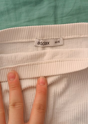 xs Beden beyaz straplez üst
