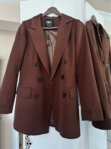 Diğer Kadın kahverengi blazer ceket