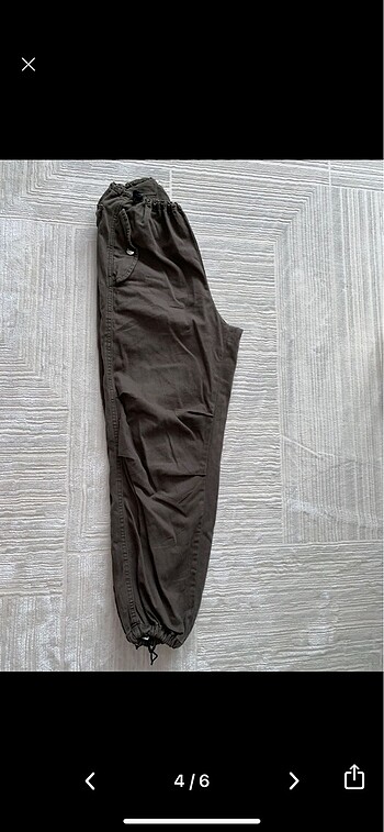 26 Beden haki Renk Paraşüt pantolon