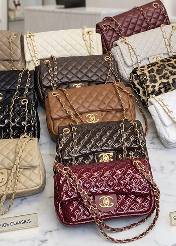 Chanel Cicek Desenli Mini Canta