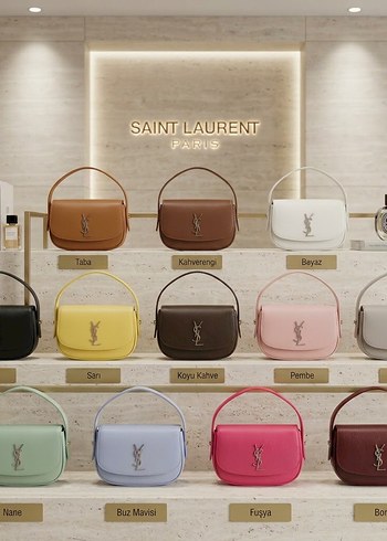 Yves Saint Laurent Ysl Monogramli Sik Mini Canta