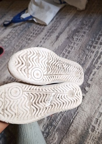 Turuncu Bağcıklı ve Cırt Cırtlı Erkek Çocuk Spor Ayakkabı - Görsel 6