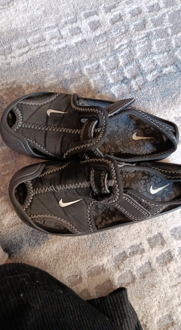 Erkek Çocuk Siyah Cırtlı sandalet - Görsel 3