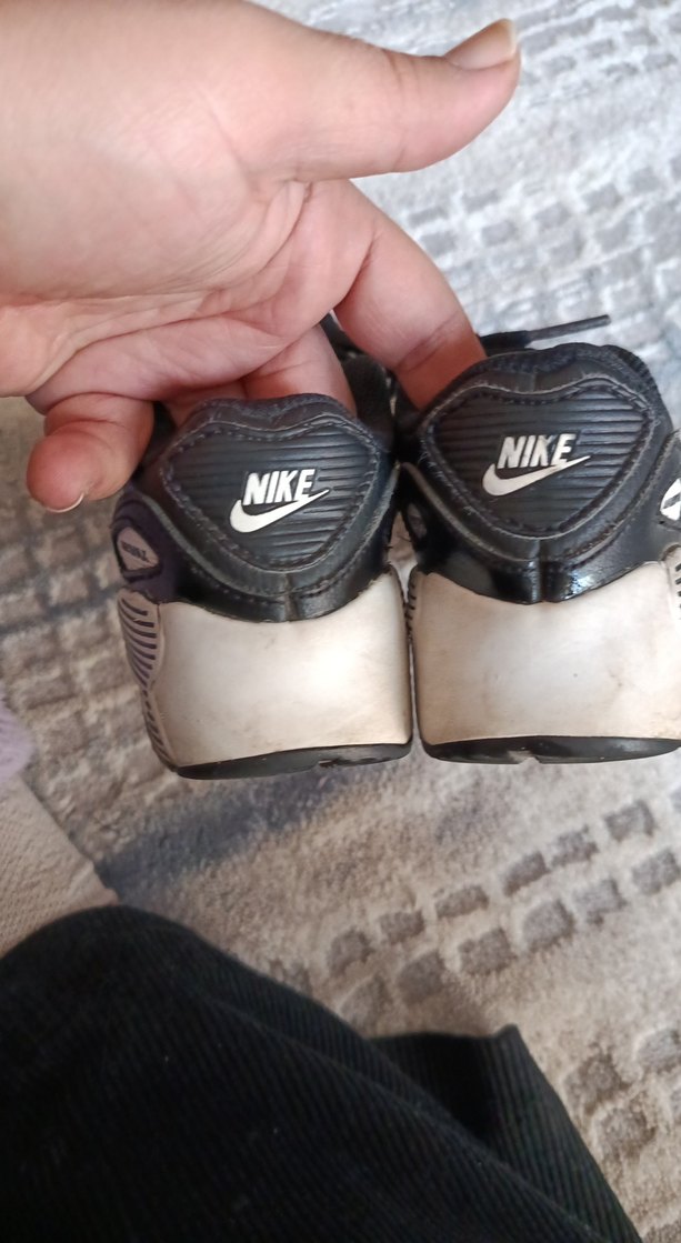 Siyah Erkek Çocuk Spor Ayakkabı Velcro - Görsel 3