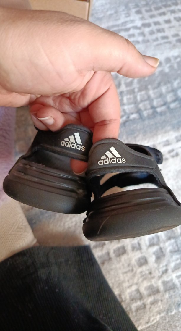 Erkek Çocuk Siyah Cırt Cırtlı sandalet - Görsel 3