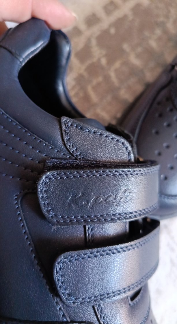 Erkek Çocuk lacivert Cırtlı sıfır Özel Ayakkabı - Görsel 3