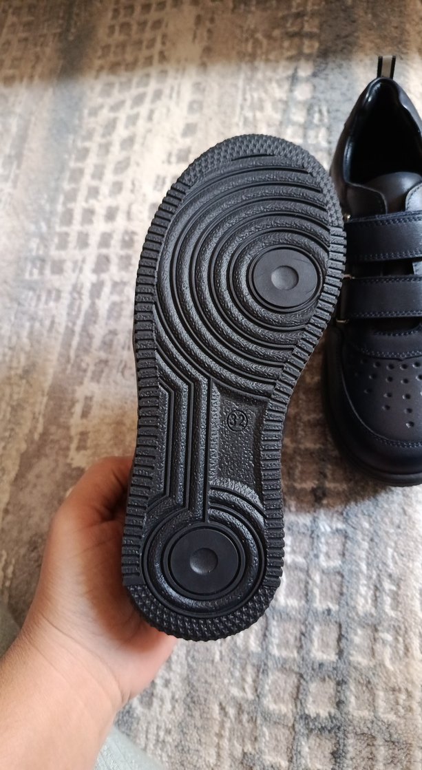 Erkek Çocuk lacivert Cırtlı sıfır Özel Ayakkabı - Görsel 2