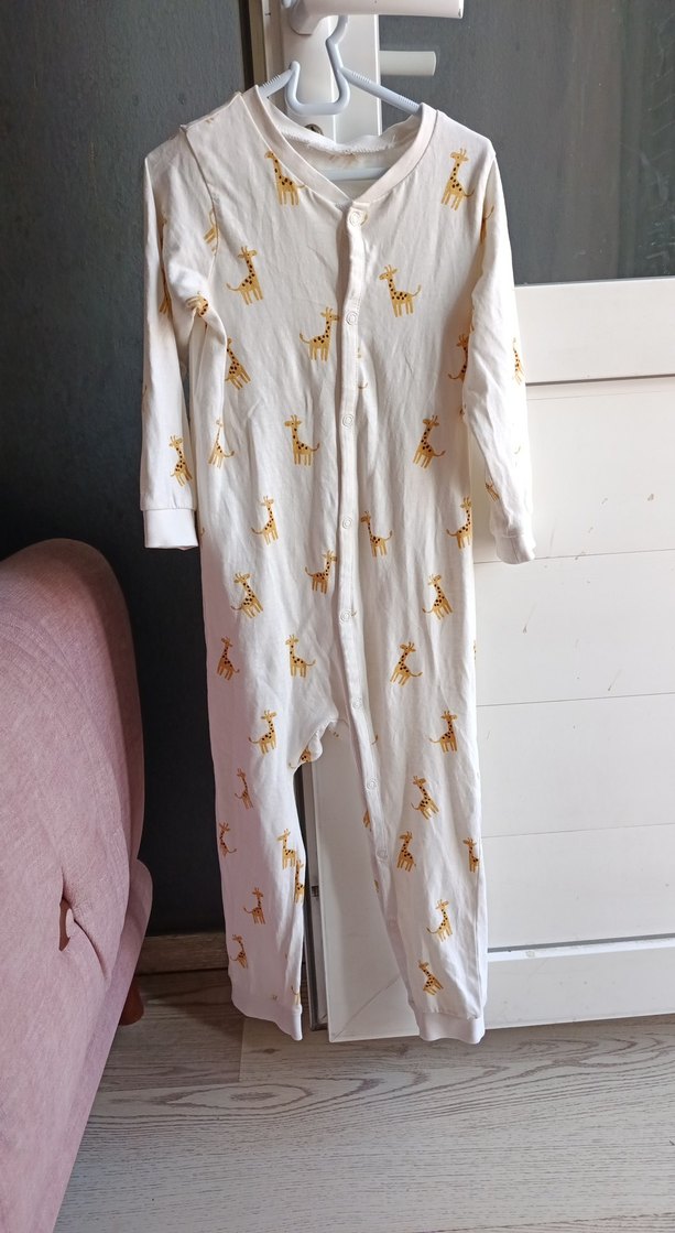 Uzun Kollu Bebek Tulum, Pamuk, çıtıtlı - Görsel 5