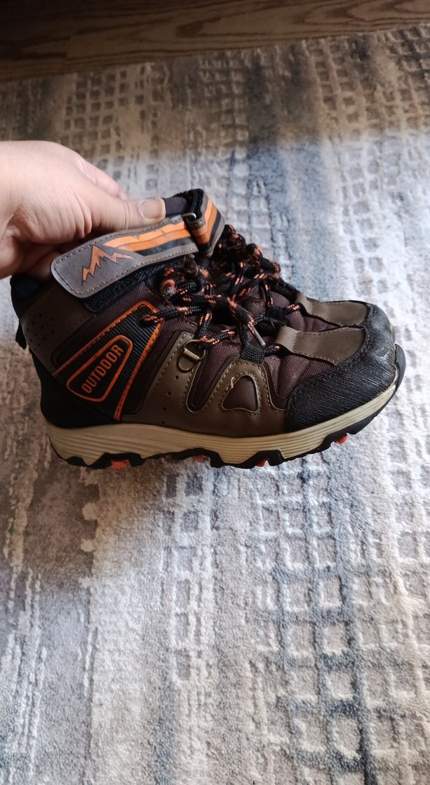 Kahverengi Erkek Çocuk Botları Velcro Bantlı - Görsel 2