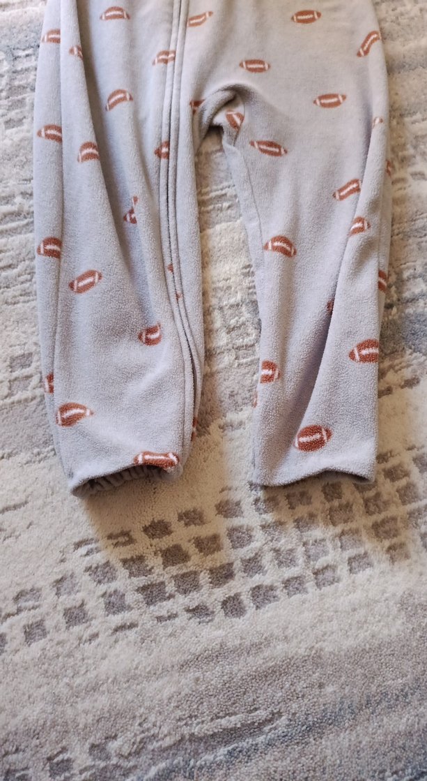 Gri Uzun Kollu Polar Erkek Bebek Tulum - Görsel 5