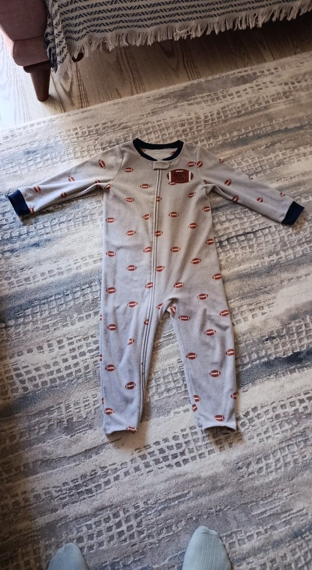 Gri Uzun Kollu Polar Erkek Bebek Tulum - Görsel 2