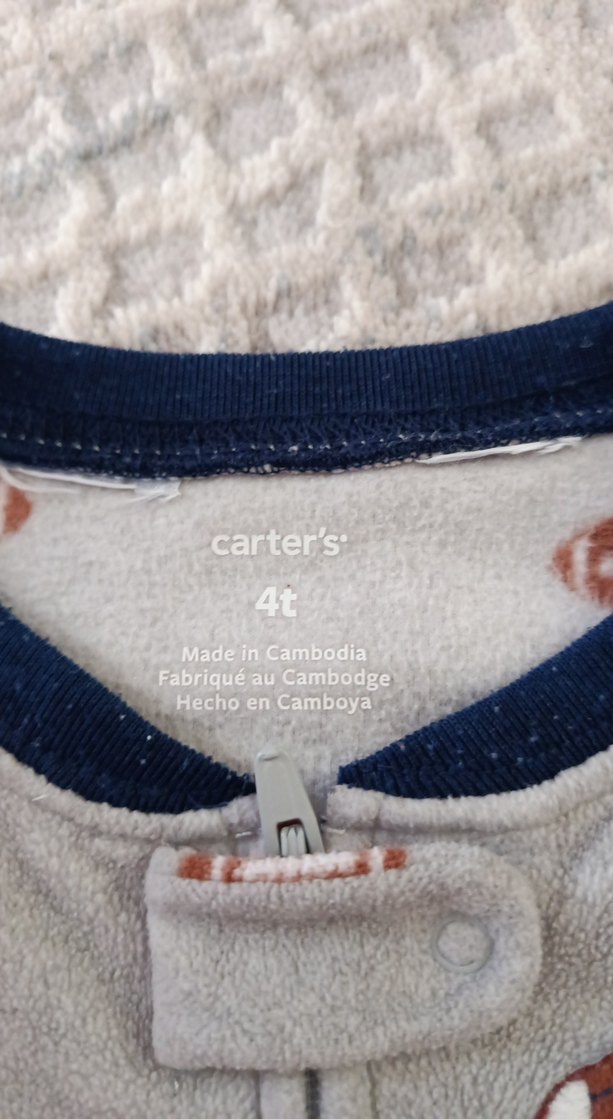 Gri Uzun Kollu Polar Erkek Bebek Tulum - Görsel 3