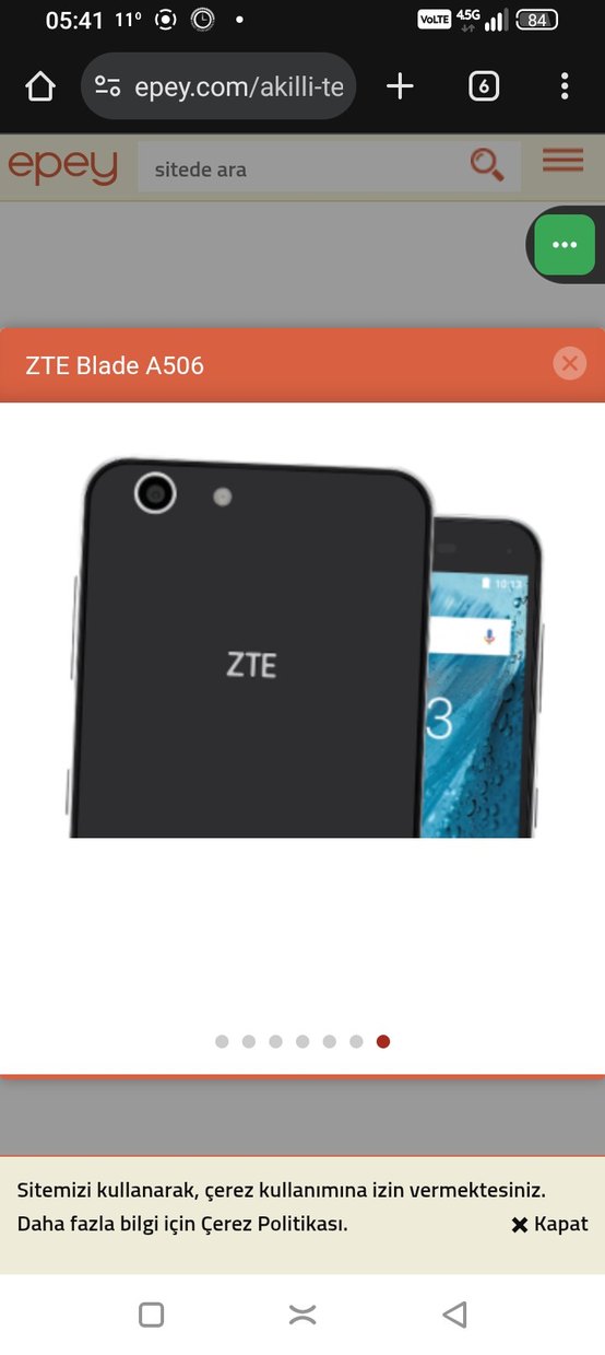 ZTE Blade A506 Turkuaz Android Telefon - Görsel 2