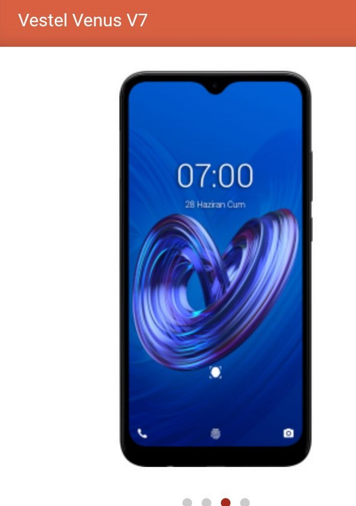 Vestel Venus V7 Koyu Mavi Android Telefon - Görsel 2