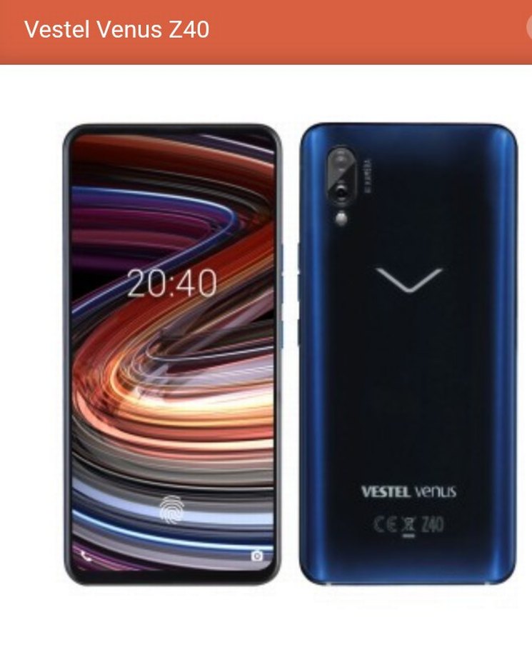 Vestel Venus Z40 Koyu Mor Android Telefon - Görsel 2